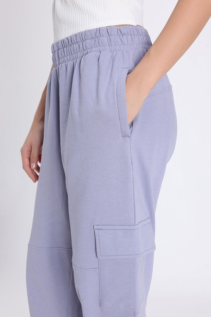 Zivame Knit Cotton Lifewear Bottom - Silver Bullet — image 6